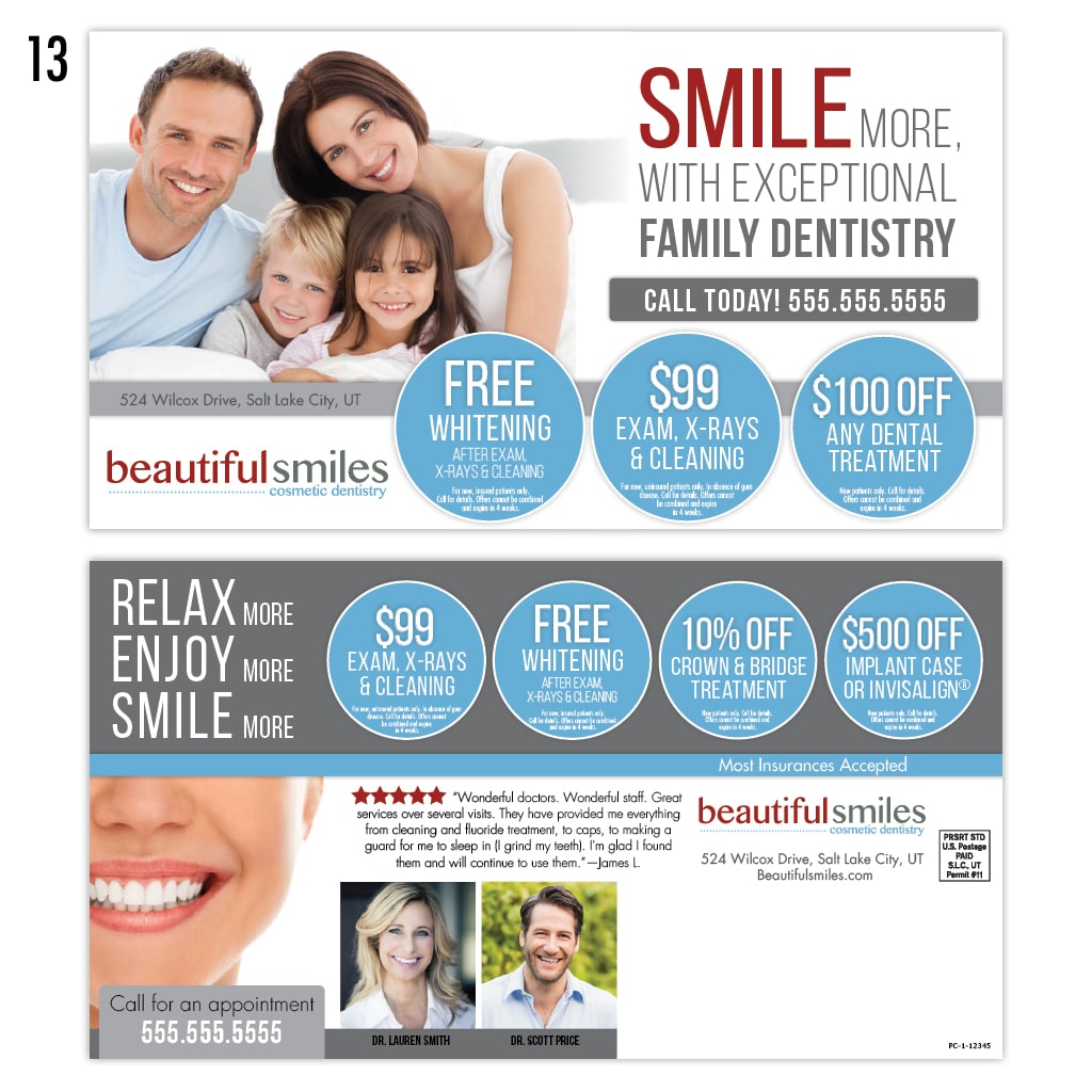 Dental Marketing | Dental Postcard Gallery | Dental Marketing Ideas