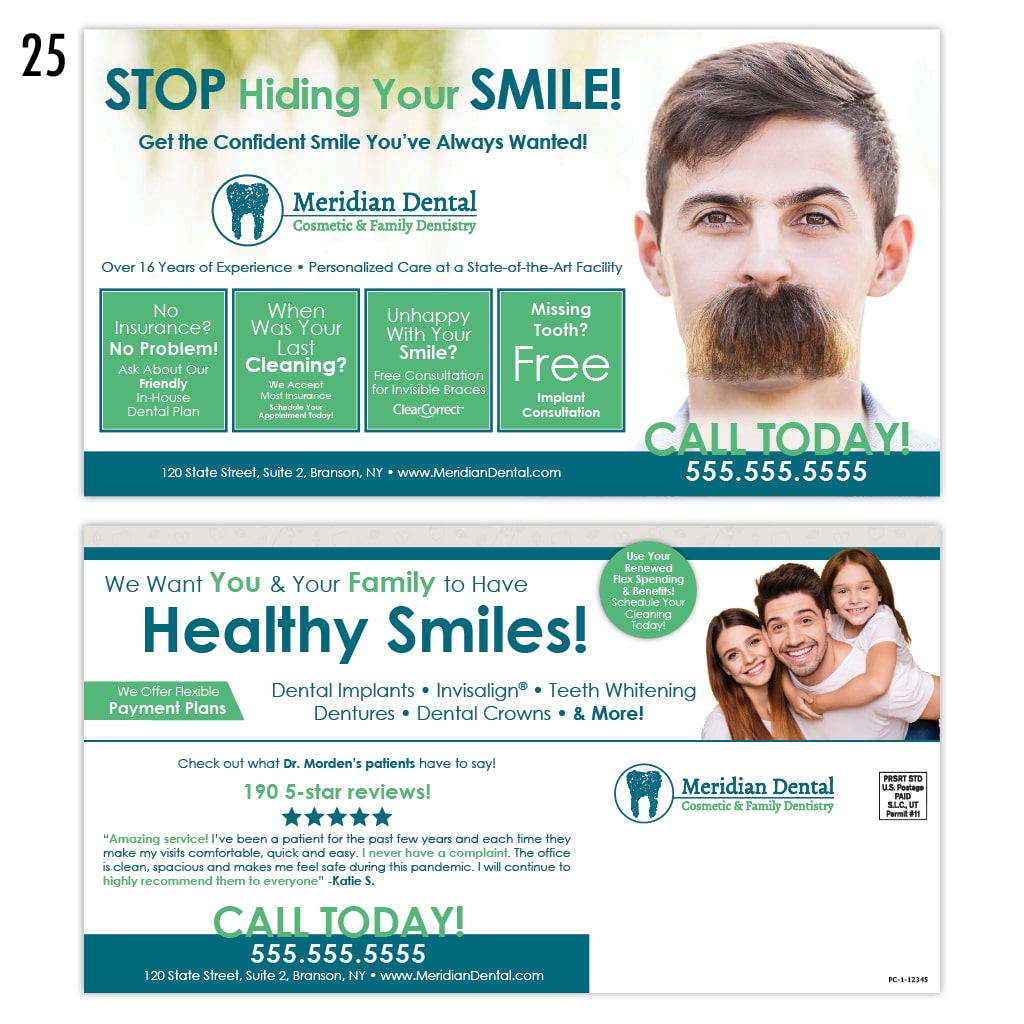 Dental Marketing | Dental Postcard Gallery | Dental Marketing Ideas